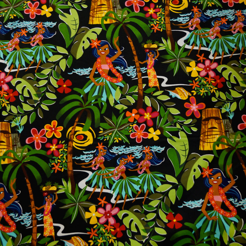 Leis Luaus and Alohas Print by Alexander Henry 100 Cotton