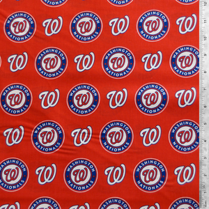 MLB Licensed Washington Nationals 100% Cotton Fabric