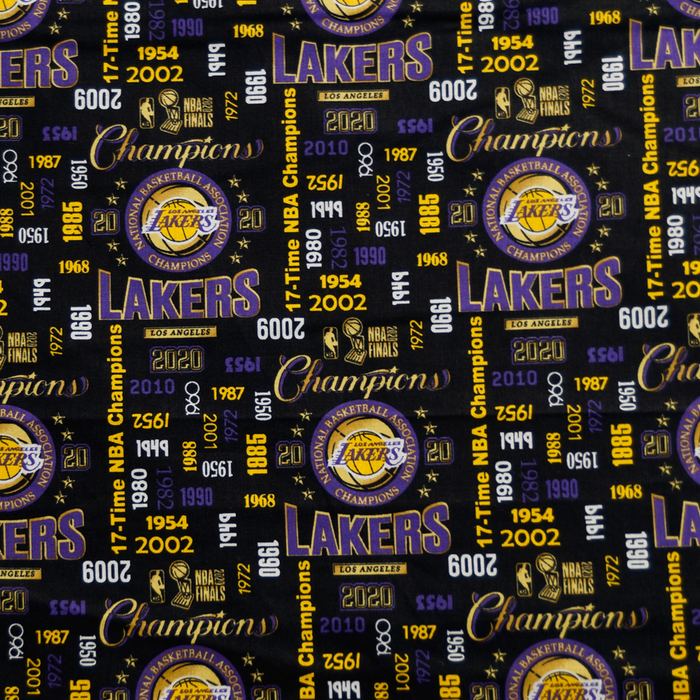 NBA Lakers Championship - 100% Cotton Fabric