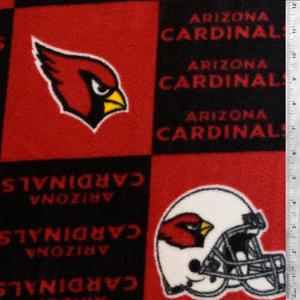 NFL Licensed Arizona Cardinals Fleece Fabric