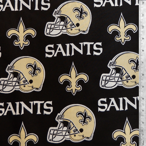 NFL Licensed New Orleans Saints 100% Cotton Fabric