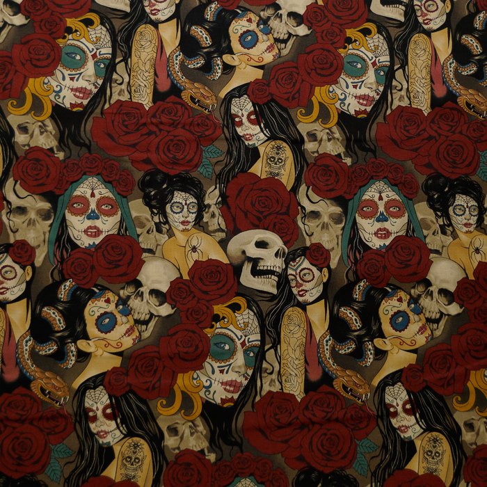 Nocturna Dark  - Alexander Henry Collection 100% Cotton Fabric