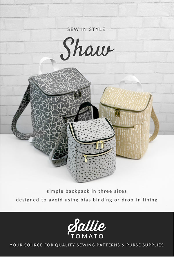 Shaw Backpack by Sallie Tomato -  Moda Fabrics