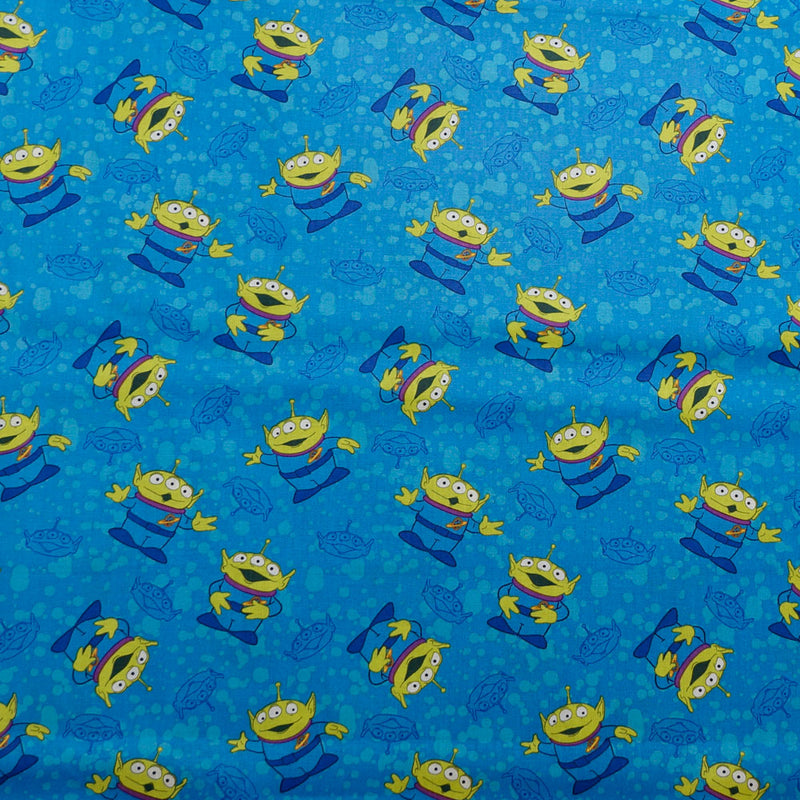 Pixar Alien Remix Cotton Fabric