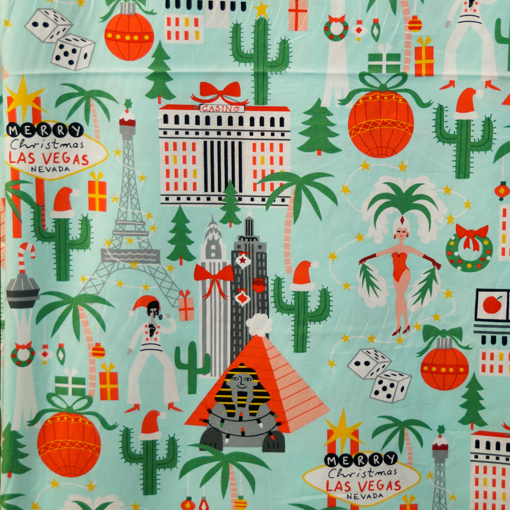 Viva Vegas Christmas - Alexander Henry 100% Cotton Fabric