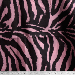 Light Soft Pink Zebra Print 100% Cotton Fabric