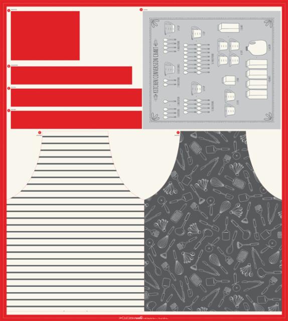 Apron and Tea Towel Pattern by Stacy Iest Hsu -  Moda Cotton Fabrics