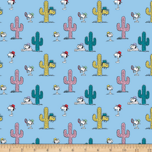 Snoopy Desert Cotton Fabric - 100% Cotton