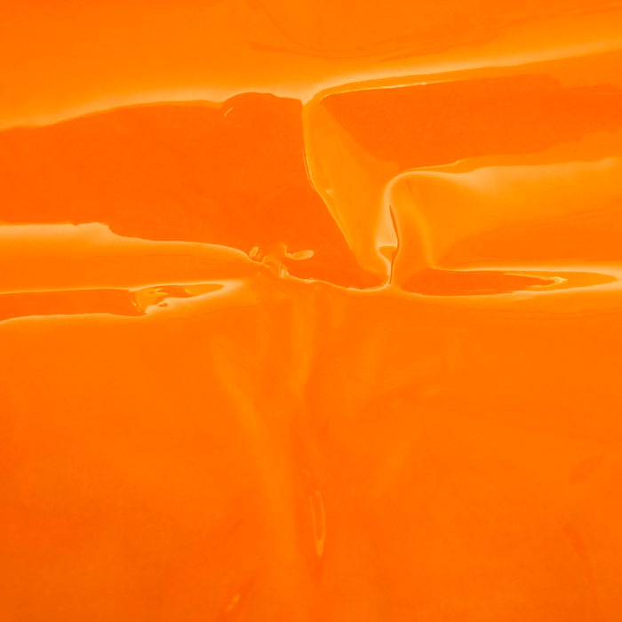 Orange Transparent Vinyl Fabric
